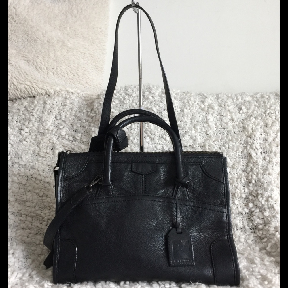 Reed Krakoff Black Leather Satchel Crossbody Bag